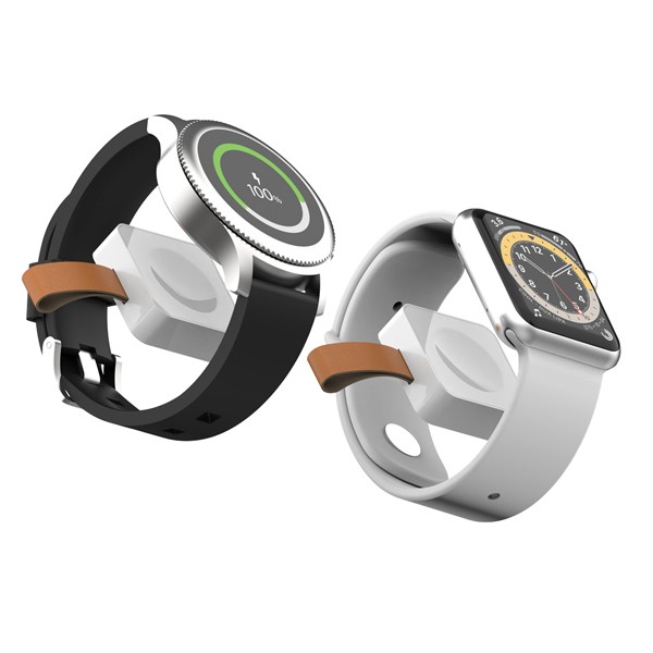 상품 이미지: 케미 2in1 마그네틱 스마트워치 미니무선충전기(전기종호환) HIWS-WWC10