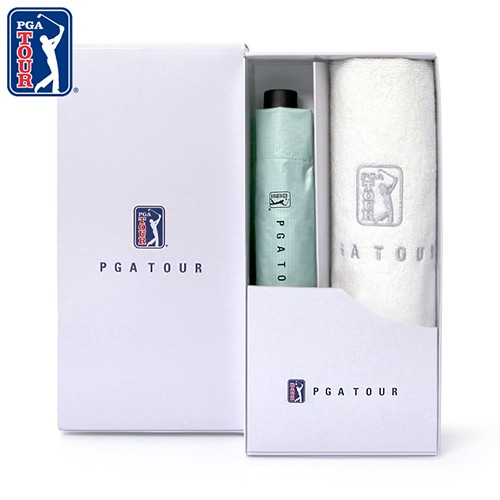 PGA 3단수동 카본 립스탑 암막 우양산+150g 면사타올세트