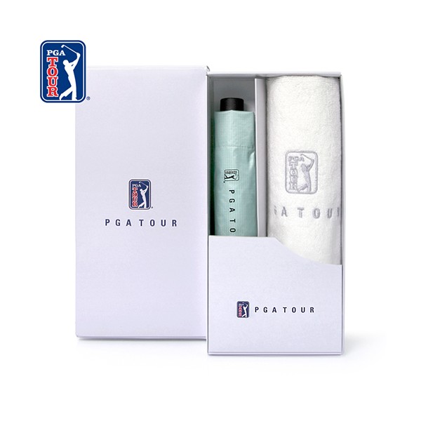 상품 이미지: PGA 3단수동 카본 립스탑 암막 우양산+150g 면사타올세트