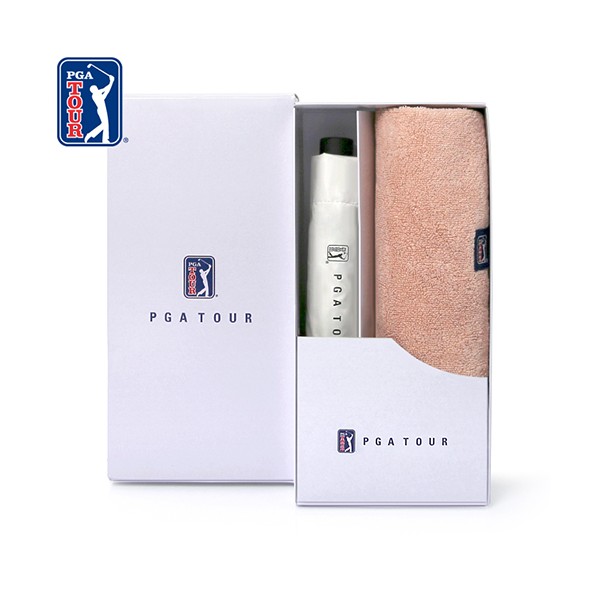 상품 이미지: PGA 3단수동 카본 립스탑 암막 우양산+180g 모달 면사타올세트