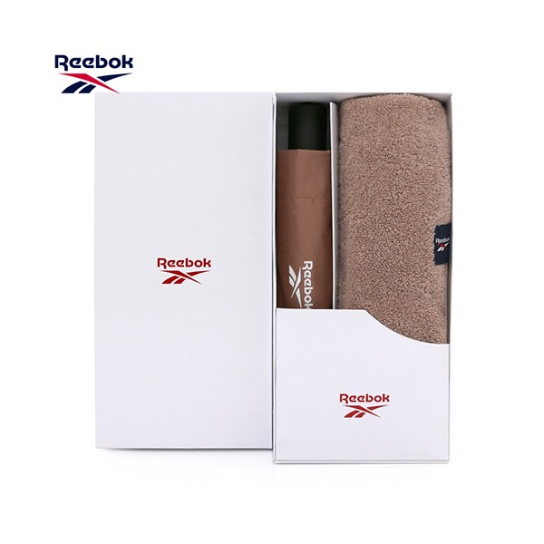 상품 이미지: 리복 3단완전자동 뉴트럴 암막 우양산+170g 면사타올세트