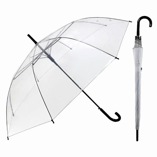 무표 65자동 POE 엣지바이어스 투명장우산