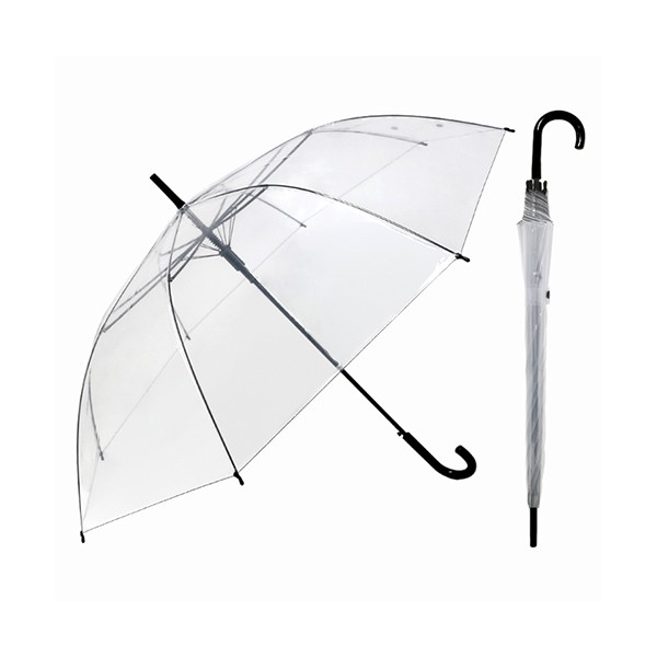 상품 이미지: 무표 65자동 POE 엣지바이어스 투명장우산