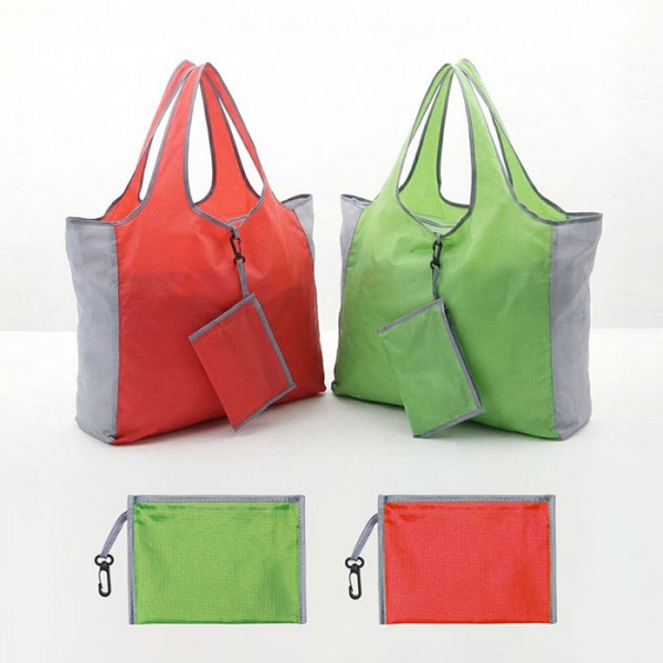 상품 이미지: 투톤 빅사이즈 접이식 장바구니