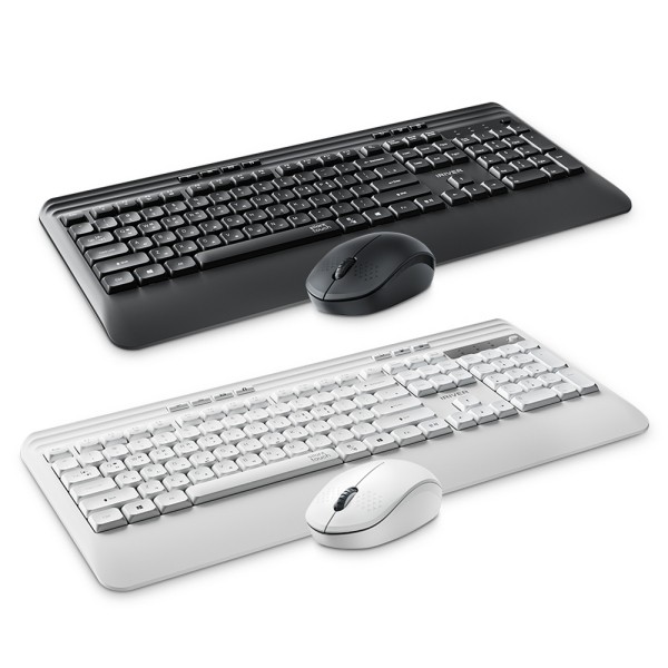 상품 이미지: 아이리버 향균처리 오피스기어 무소음 무선키보드&마우스세트(키스킨포함)