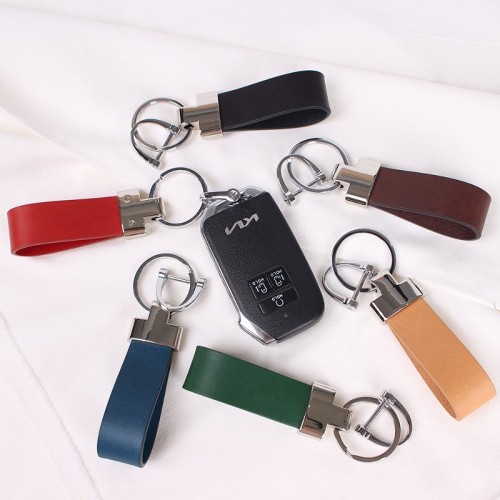 이태리 소가죽 자동차키링(국내생산)