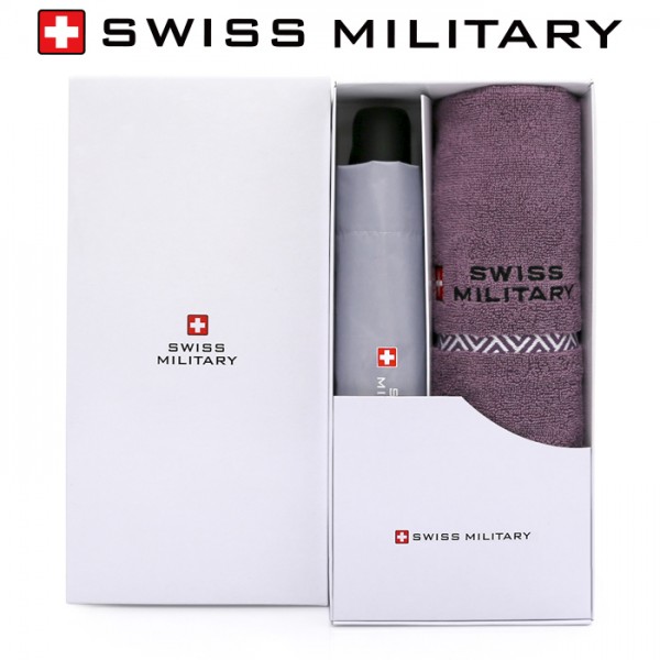 상품 이미지: 스위스밀리터리 3단완전자동 밀키암막 우양산+160g 면사타올세트
