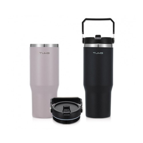 텀스 킹덤 핸들 진공 스텐텀블러 880ml