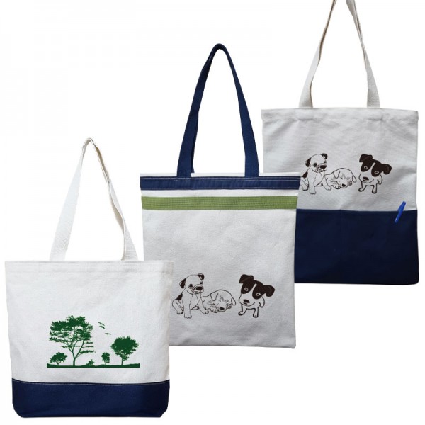 상품 이미지: 국산 투톤 에코백 360*400