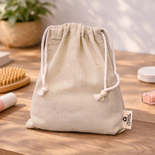 오코텍스리사이클 미르셔링 베이지 파우치 210*250