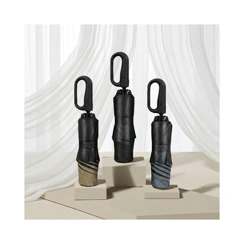 블랑블랙 60 8K 거꾸로 카라비너 암막3단 자동우산