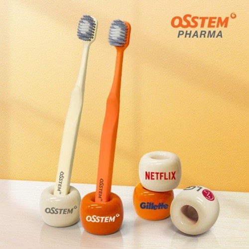 오스템칫솔 세라믹거치대 트윈세트(국내생산)