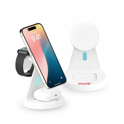 이노젠 프리스비 맥세이프 3in1 멀티 무선고속충전기(갤럭시.아이폰호환)