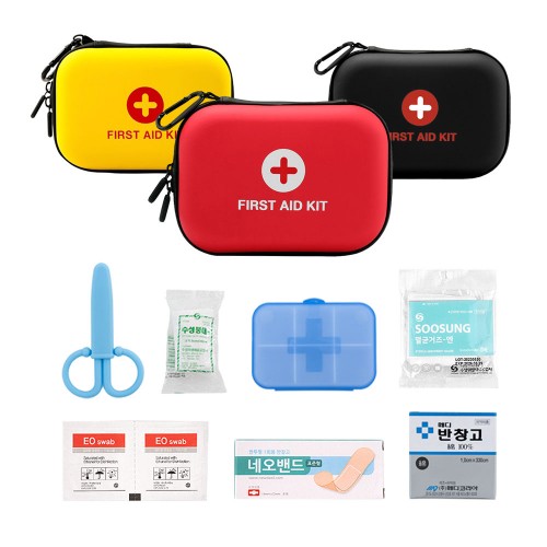 미니엠버 하드케이스 구급파우치세트
