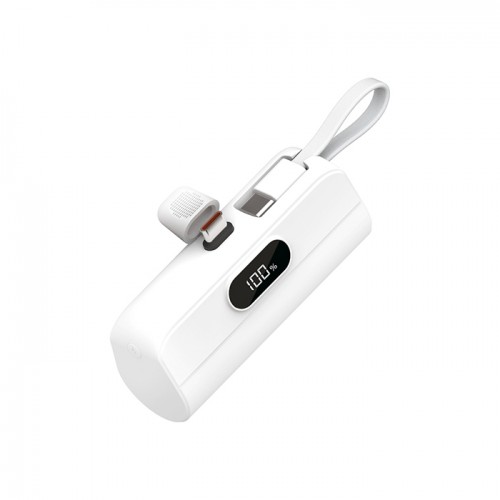 스마텍 20W 2WAY 휴대용 일체형보조배터리 5,000mAh STPB-LMB20