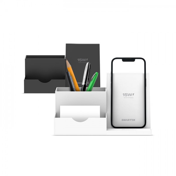 상품 이미지: 스마텍 무선충전 거치 펜홀더 ST-CPH03