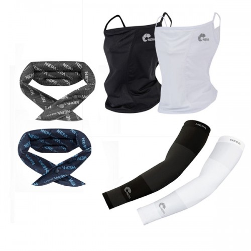 네파 여름 자외선차단 쿨링 3종세트(쿨토시+쿨마스크+쿨링스카프)