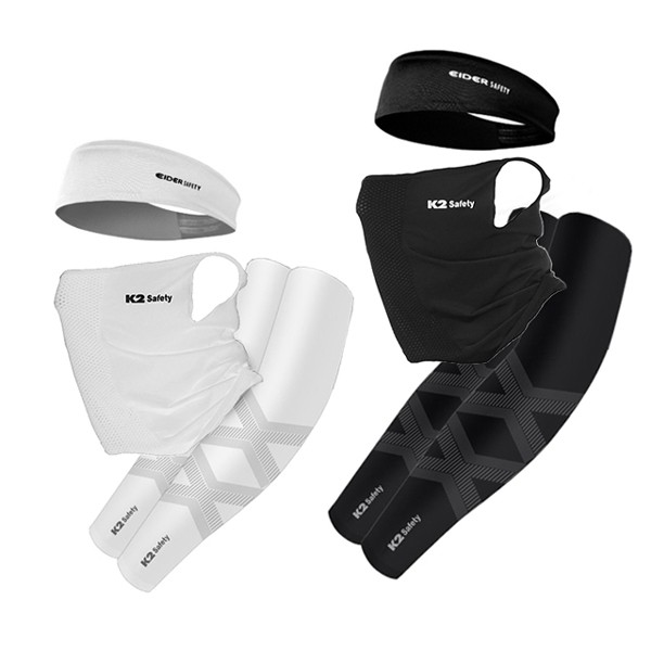 상품 이미지: K2 자외선차단 썸머 3종세트 (2X밴더쿨토시+쿨핏마스크+아이더헤어밴더)