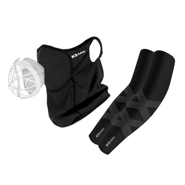 상품 이미지: K2 자외선차단 러닝2종세트(2X밴더쿨토시+메쉬가드스카프)