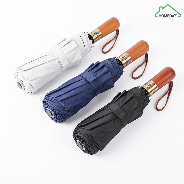 상품 이미지: 홈데이 우드손잡이 10K 완전자동3단우산