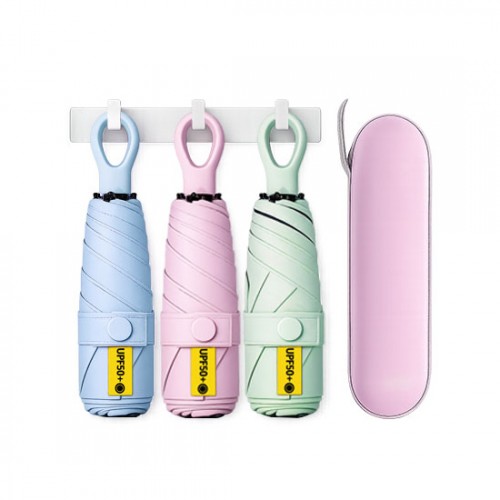 N트래블 초경량 5단 6K 고리형 암막 미니양우산(파우치포함)