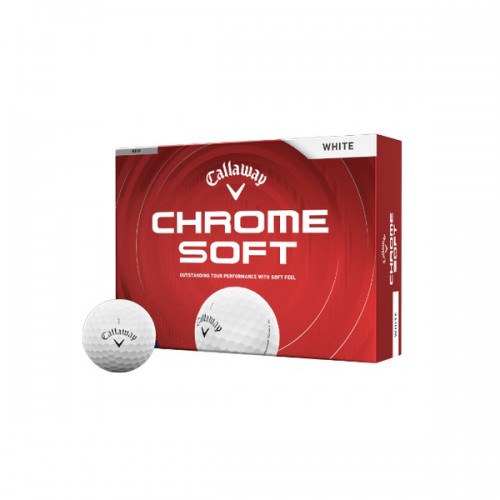캘러웨이 크롬소프트 화이트 12구