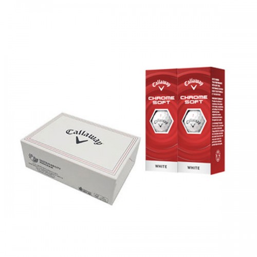 캘러웨이 크롬소프트 화이트 6구