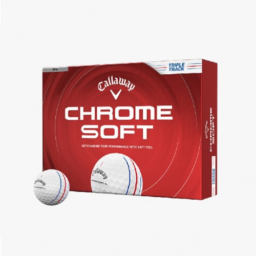 캘러웨이 크롬소프트 트리플트랙 화이트 12구