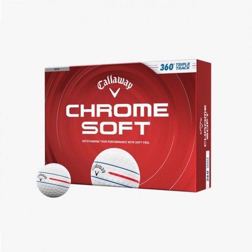 캘러웨이 크롬소프트 360 트리플트랙 12구(화이트/옐로우)