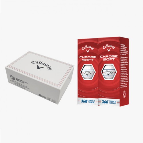 캘러웨이 크롬소프트 360 트리플트랙 6구(화이트/옐로우)