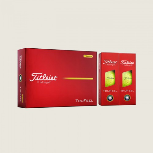 타이틀리스트 TruFeel(화이트/옐로우)