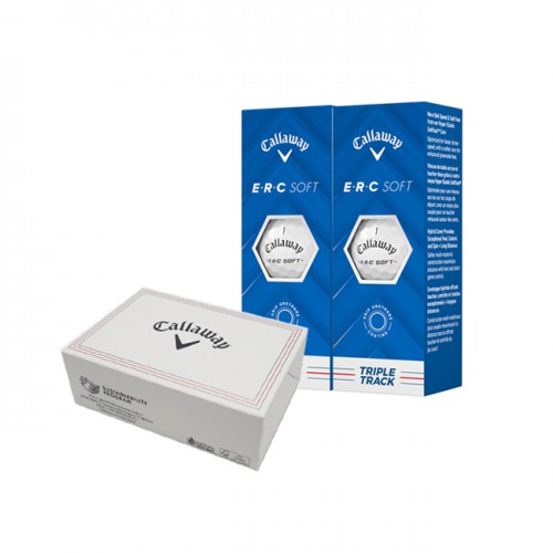 캘러웨이 2025 ERC 소프트 트리플트랙 화이트 6구
