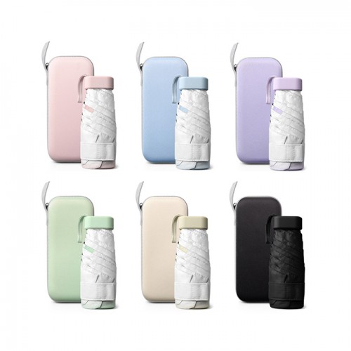 시크론 미니 투톤 그라데이션 초경량 6단 6K 자외선차단 양우산 UPF50+