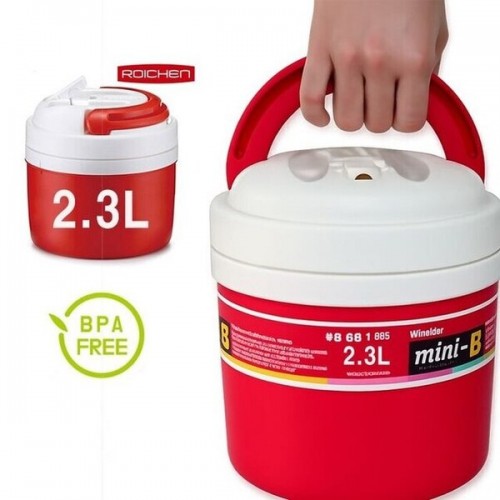 로이첸 미니비 보온보냉 피크닉 캠핑통 2.3L