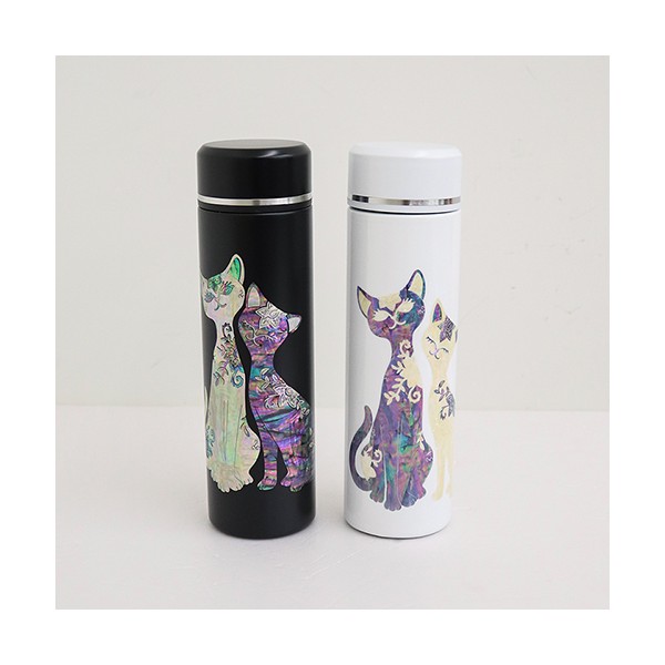 상품 이미지: 나빌레라 고양이 자개텀블러 500ml