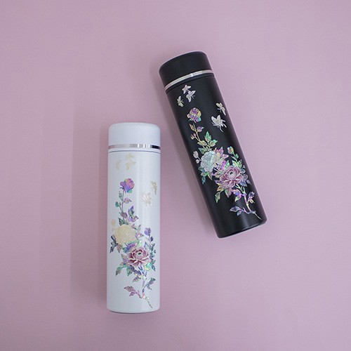 나빌레라 고급316 목단 자개텀블러 500ml