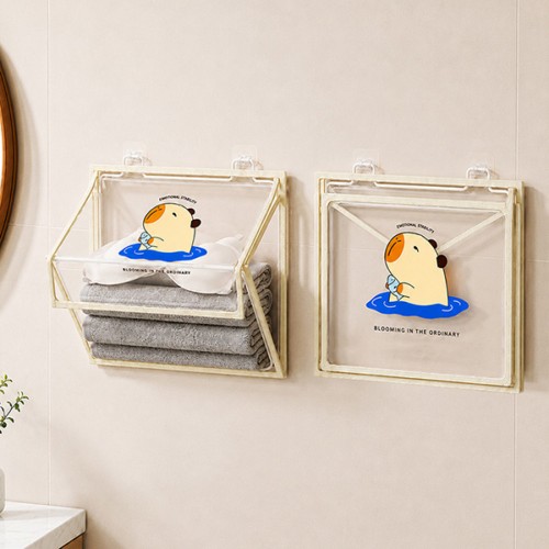 접이식 욕실방수 의류보관수납함