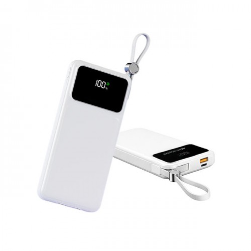 세인트비 케이블일체형 LED 고속보조배터리 10000mAh PBS100C