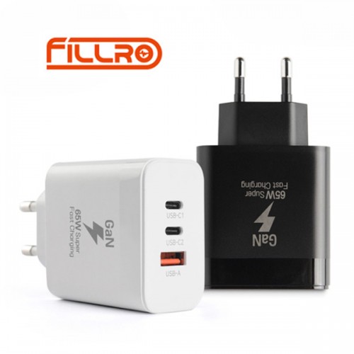 FILLRO 65W PD 초고속충전기 3포트