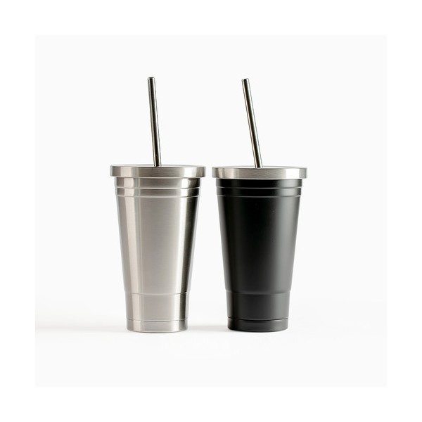 상품 이미지: 이중진공 스텐 빨대텀블러 550ml