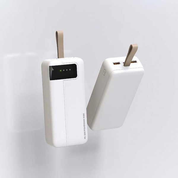 상품 이미지: 엑티몬 스트랩 LED 고속 보조배터리30000mAh