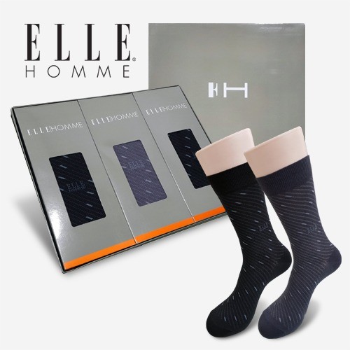 엘르 스티치신사정장양말 3족세트