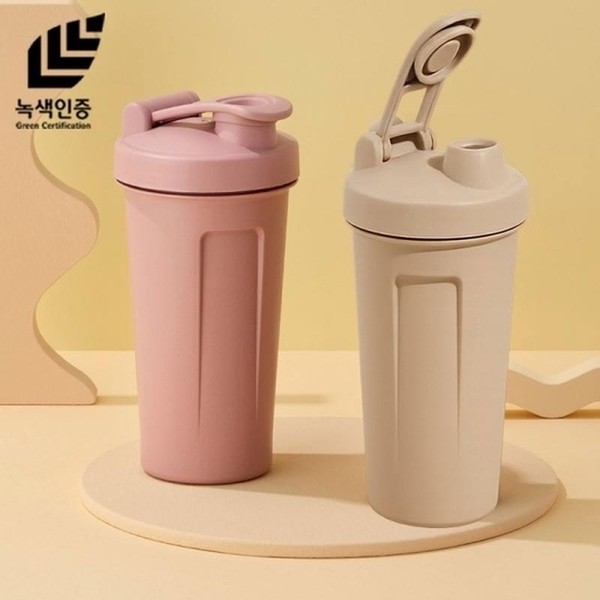 상품 이미지: 숨텀블러 친환경 나무소재 쉐이커 스포츠텀블러 690ml