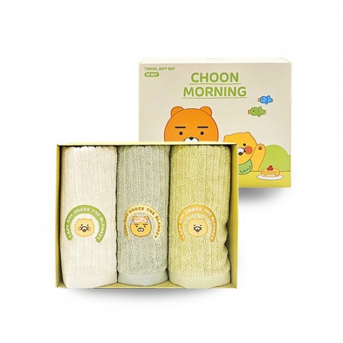 카카오프렌즈 춘식이 모달 30수타월 3P세트