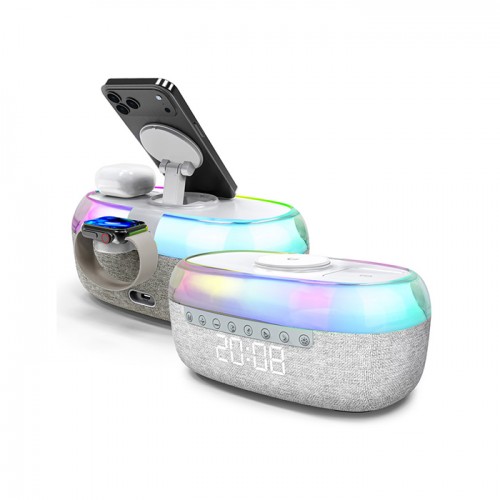 맥세이프 3in1 무선충전 블루투스스피커 UMWH-BT15WLED